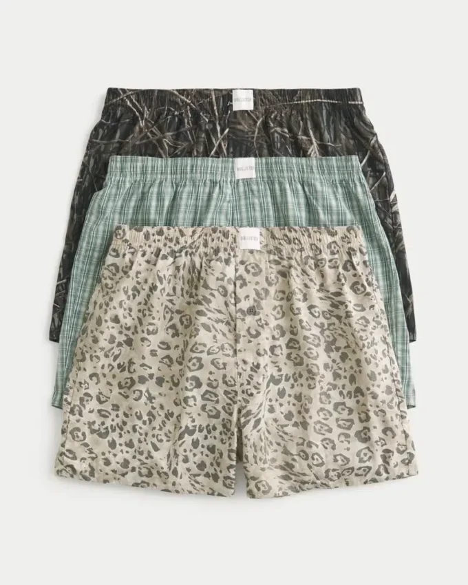 Bomuldsboxershorts, 3-pak