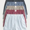 Bomuldsboxershorts, 5-pak