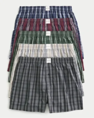 Bomuldsboxershorts, 5-pak