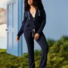 Bootcut-sweatpants med nummergrafik Bootcut-sweatpants med nummergrafik