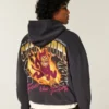 Boxy Arizona State University Sun Devils grafisk hættetrøje Boxy Arizona State University Sun Devils grafisk hættetrøje