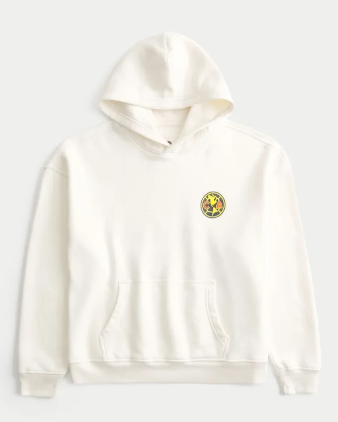 Boxy Club América Las Águillas grafisk hættetrøje Boxy Club América Las Águillas grafisk hættetrøje