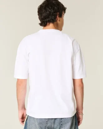 Boxy Crop Heavyweight Crew T-shirt