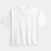 Boxy Crop Heavyweight Crew T-shirt