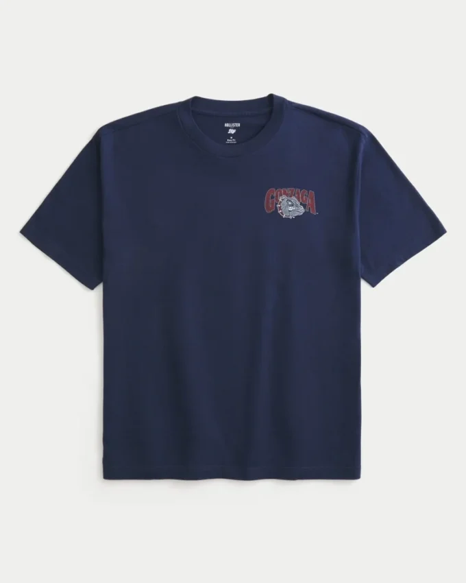 Boxy Gonzaga University Bulldogs Graphic Tee Boxy Gonzaga University Bulldogs Graphic Tee