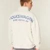 Boxy Half-Zip Volkswagen Graphic Sweatshirt