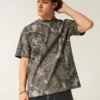 Boxy Heavyweight Camo Crew T-shirt