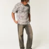 Boxy Heavyweight Camo Crew T-shirt