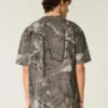 Boxy Heavyweight Camo Crew T-shirt