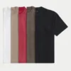 Boxy Heavyweight Crew T-shirt 5-pak