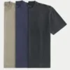 Boxy Heavyweight Washed Crew T-shirt 3-pak