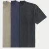 Boxy Heavyweight Washed Crew T-shirt 3-pak