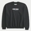 Boxy Ice Age Graphic Crew Sweatshirt Boxy Ice Age Graphic Crew Sweatshirt