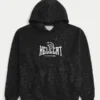 Boxy Leopard Print Dodge Hellcat Graphic Hoodie