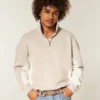 Boxy Logo Quarter-Zip Sweatshirt Boxy Logo Quarter-Zip Sweatshirt