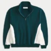 Boxy Logo Quarter-Zip Sweatshirt Boxy Logo Quarter-Zip Sweatshirt