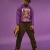 Boxy LSU Tigers Graphic Crew Sweatshirt