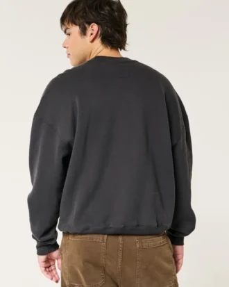 Boxy Mickey Mouse Ohio State Buckeyes grafisk sweatshirt