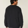 Boxy Motor City Auto Repairs Graphic Crew Sweater Boxy Motor City Auto Repairs Graphic Crew Sweater