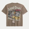 Boxy NASCAR Liquid Death Graphic Tee Boxy NASCAR Liquid Death Graphic Tee