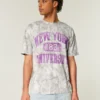 Boxy New York University Graphic Camo Tee Boxy New York University Graphic Camo Tee
