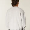 Boxy New York University Violets Graphic Crew Sweatshirt Boxy New York University Violets Graphic Crew Sweatshirt