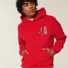 Boxy North Carolina State University Wolfpack grafisk hættetrøje Boxy North Carolina State University Wolfpack grafisk hættetrøje