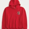 Boxy North Carolina State University Wolfpack grafisk hættetrøje Boxy North Carolina State University Wolfpack grafisk hættetrøje