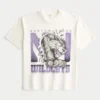 Boxy Northwestern University Wildcats Graphic Tee