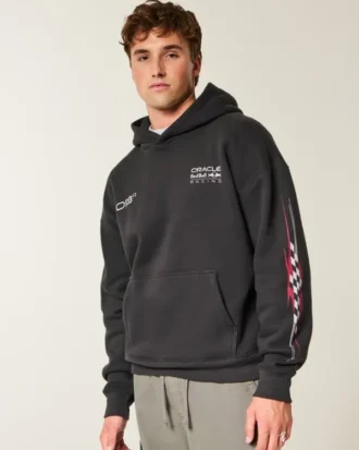 Boxy Oracle Red Bull Racing Graphic Hoodie