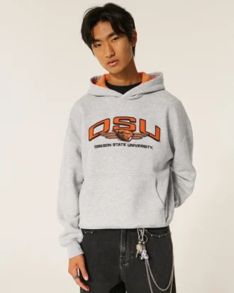 Boxy Oregon State University Beavers grafisk hættetrøje