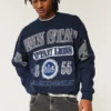 Boxy Penn State Nittany Lions Graphic Crew Sweatshirt Boxy Penn State Nittany Lions Graphic Crew Sweatshirt