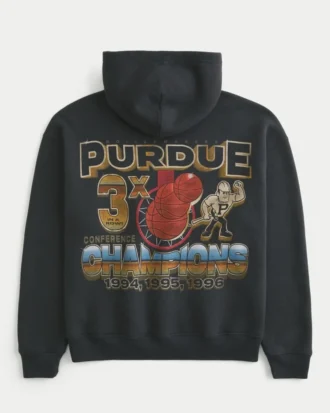 Boxy Purdue University grafisk hættetrøje