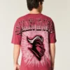 Boxy Rutgers Scarlet Knights Graphic Tee Boxy Rutgers Scarlet Knights Graphic Tee