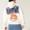 Boxy Syracuse Basketball Graphic Hoodie