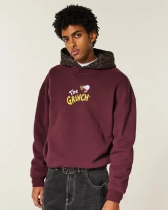 Boxy The Grinch Graphic Crew Sweatshirt Boxy The Grinch Graphic Crew Sweatshirt