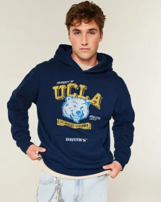 Boxy University of California, Los Angeles Bruins grafisk hættetrøje
