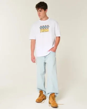 Boxy University of California, Los Angeles, Bruins Graphic Tee Boxy University of California, Los Angeles, Bruins Graphic Tee
