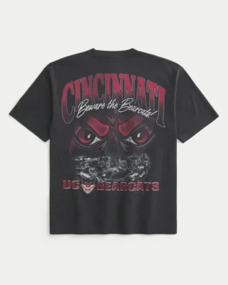 Boxy University of Cincinnati Bearcats Graphic Tee Boxy University of Cincinnati Bearcats Graphic Tee