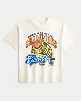Boxy University of Florida National Champions Graphic Tee Boxy University of Florida National Champions Graphic Tee