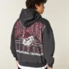 Boxy University of Georgia Bulldogs grafisk hættetrøje Boxy University of Georgia Bulldogs grafisk hættetrøje