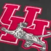 Boxy University of Houston Cougars grafisk hættetrøje