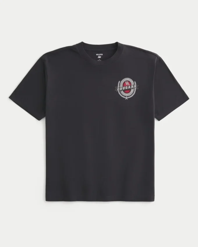 Boxy University of Houston Cougars grafisk T-shirt Boxy University of Houston Cougars grafisk T-shirt