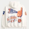 Boxy University of Illinois Fighting Illini grafisk hættetrøje Boxy University of Illinois Fighting Illini grafisk hættetrøje