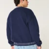 Boxy University of Illinois Fighting Illini Graphic Crew Sweatshirt Boxy University of Illinois Fighting Illini Graphic Crew Sweatshirt