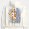 Boxy University of Kentucky Wildcats grafisk hættetrøje Boxy University of Kentucky Wildcats grafisk hættetrøje