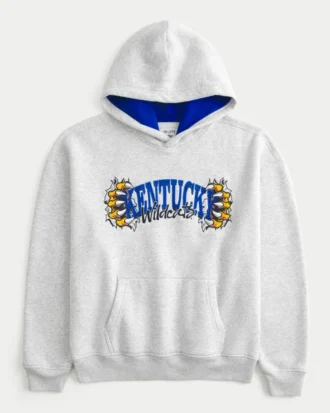 Boxy University of Kentucky Wildcats grafisk hættetrøje