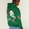 Boxy University of Miami Hurricanes grafisk hættetrøje Boxy University of Miami Hurricanes grafisk hættetrøje