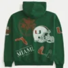 Boxy University of Miami Hurricanes grafisk hættetrøje Boxy University of Miami Hurricanes grafisk hættetrøje