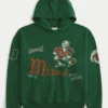 Boxy University of Miami Hurricanes grafisk hættetrøje Boxy University of Miami Hurricanes grafisk hættetrøje